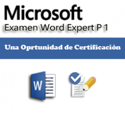 Examen Certificación Word Expert 2016 